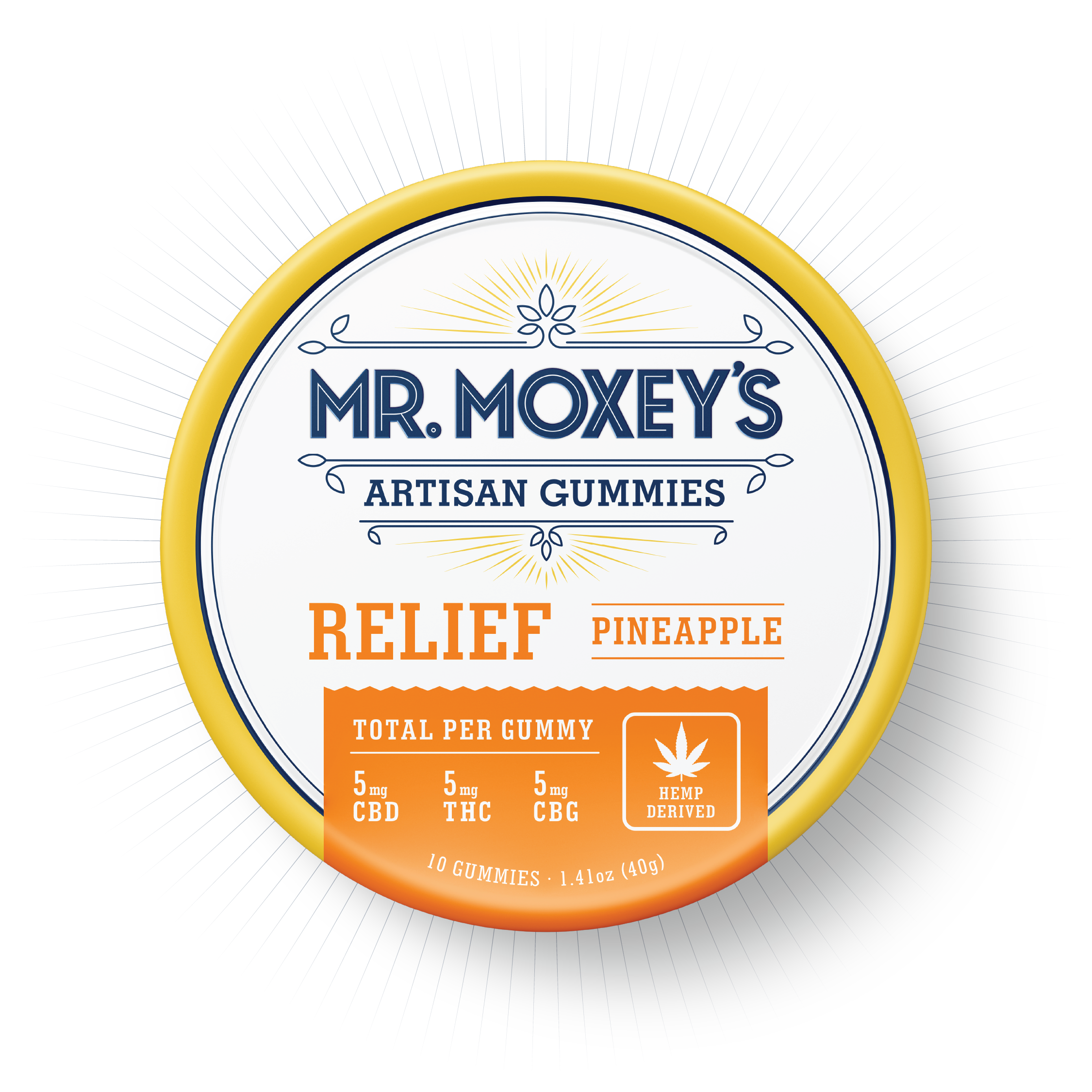 美容液！！AE MISTY Special Edition 125g Anxiety Gummies | Relief Pineapple Gummies | Mr. Moxey's