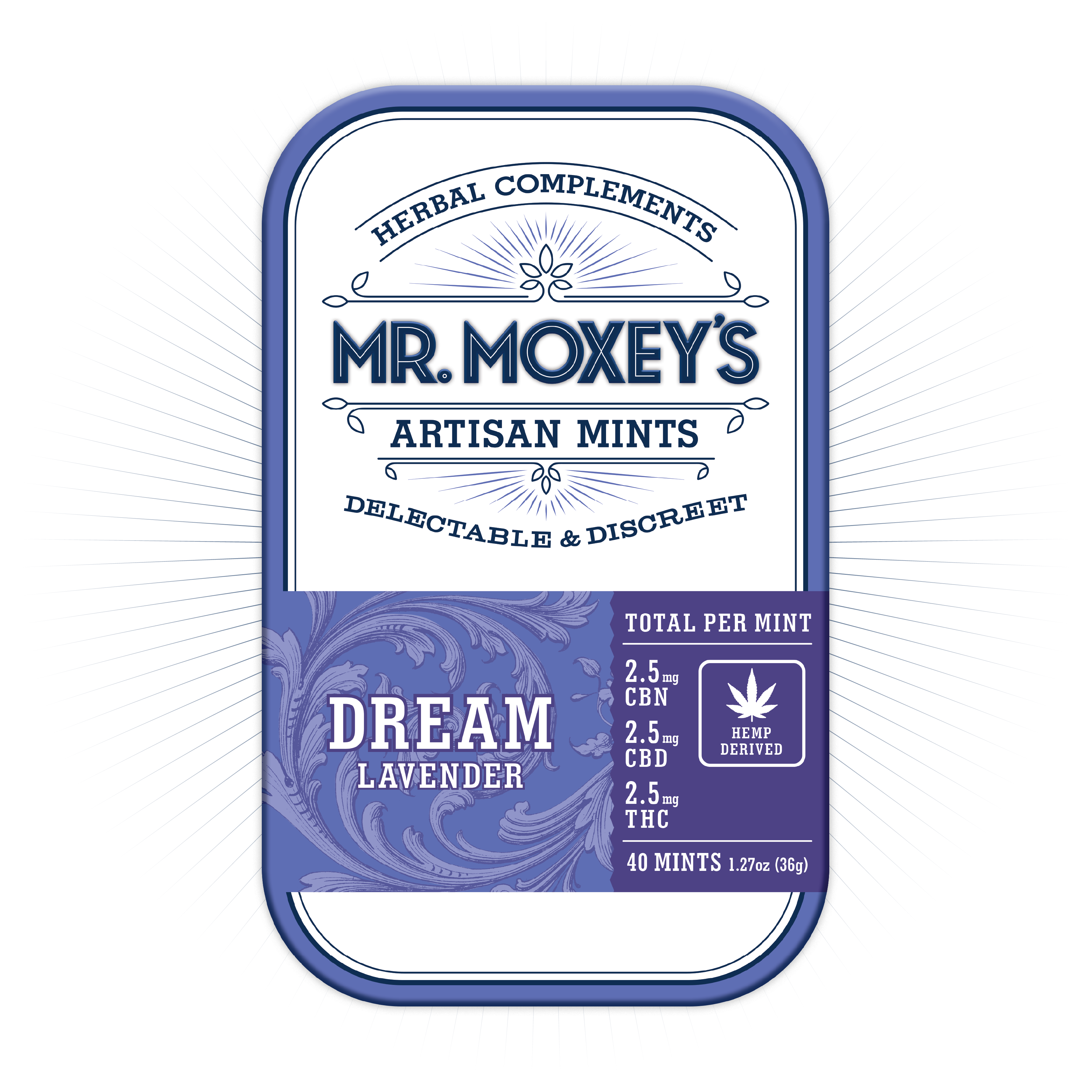 Sleep Mints | Dream Lavender Mints | Mr. Moxey's