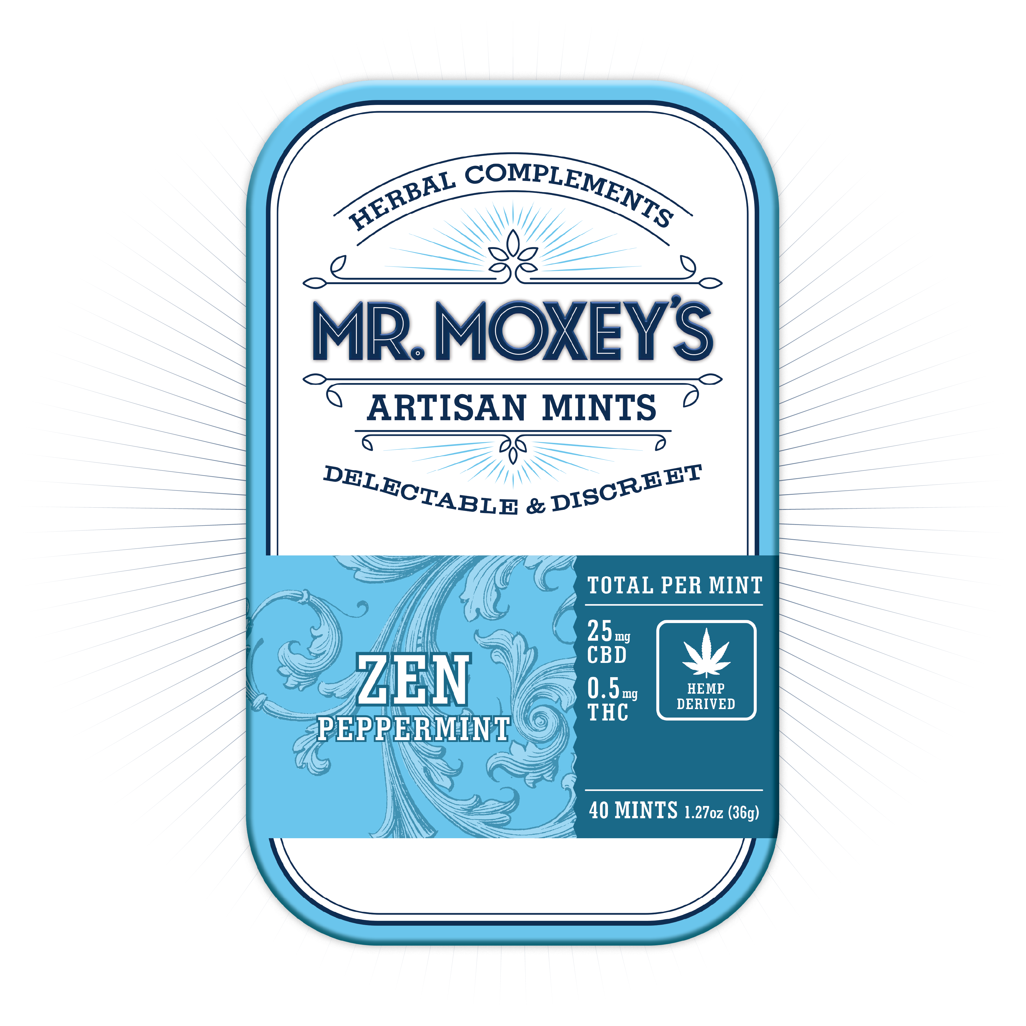 Calm Mints | Zen Peppermint Mints | Mr. Moxey's