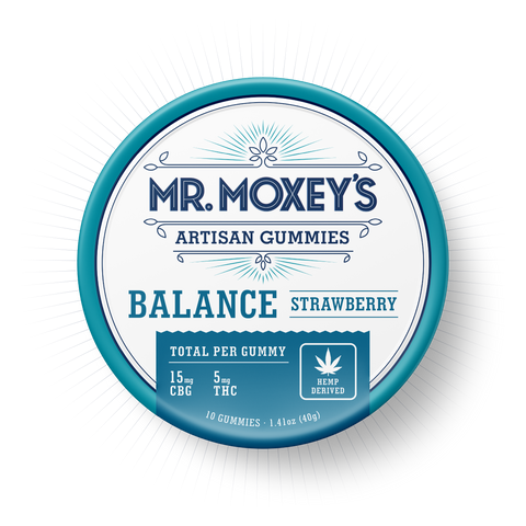 Balance CBG|THC Strawberry Gummies