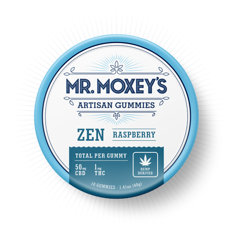 Zen CBD|THC Raspberry Gummies