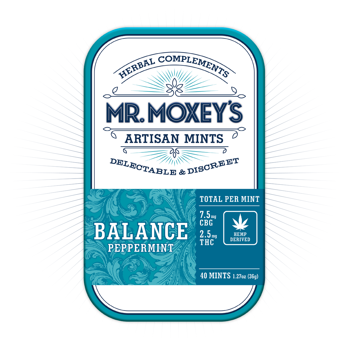 Mood Mints | Balance Peppermint Mints | Mr. Moxey's