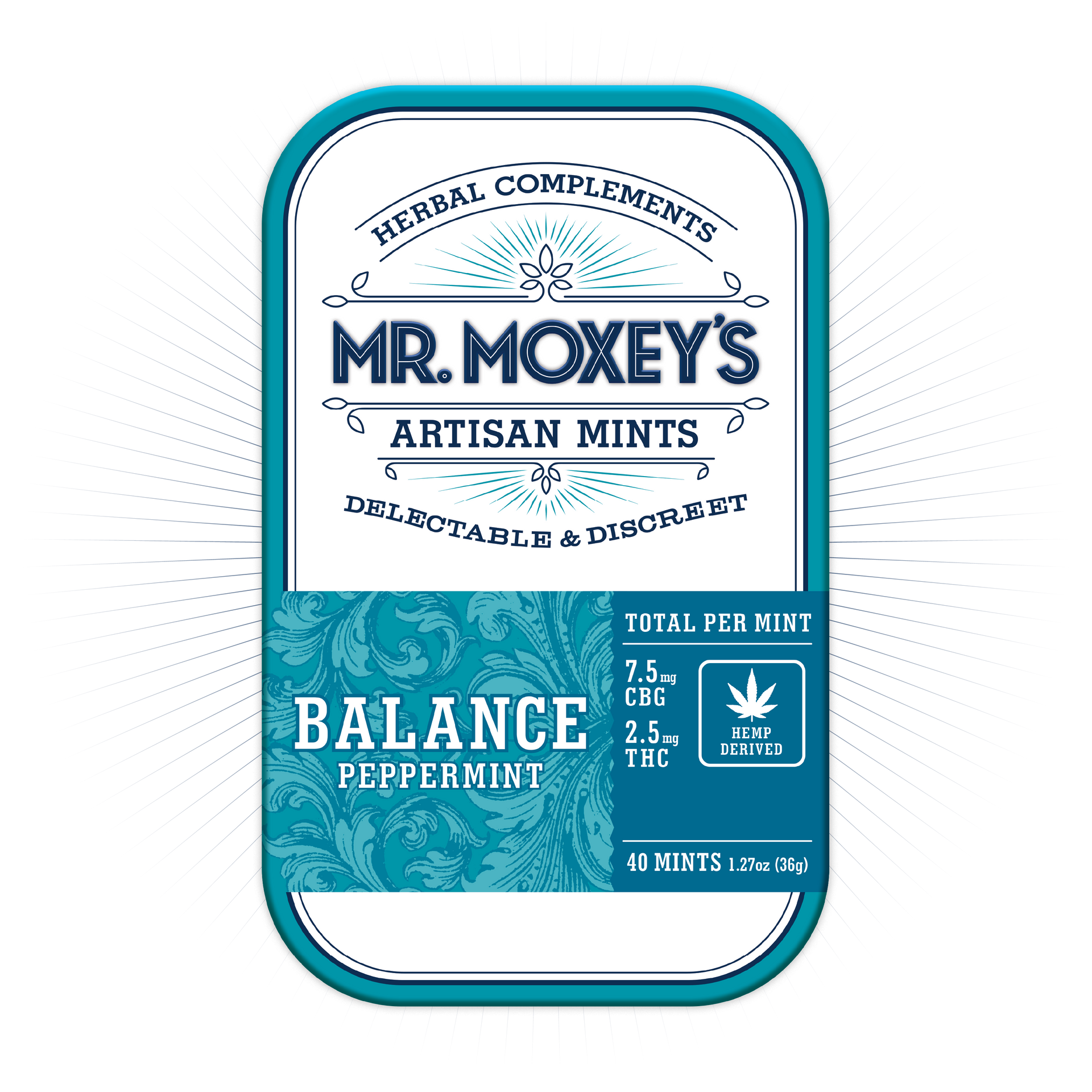 Mood Mints | Balance Peppermint Mints | Mr. Moxey's