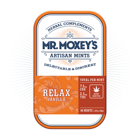 Relax CBD|THC Vanilla Mints