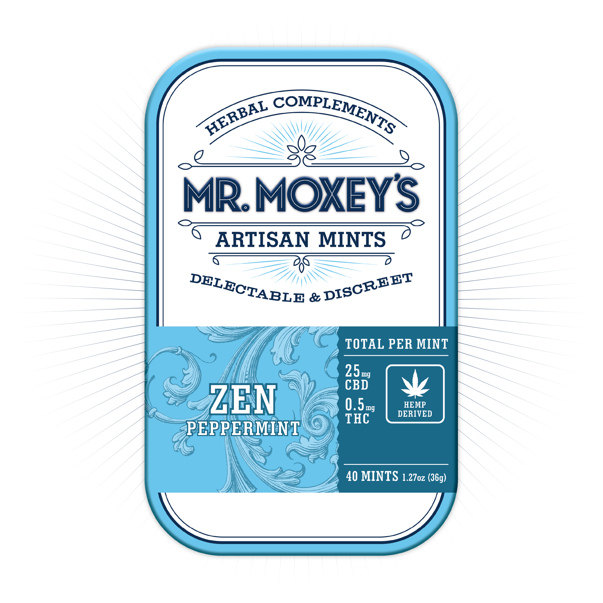 Calm Mints | Zen Peppermint Mints | Mr. Moxey's