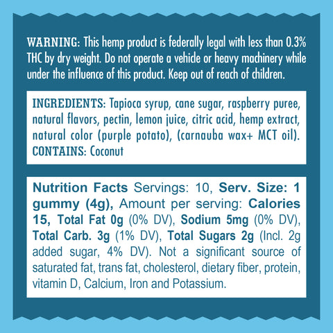 Zen CBD|THC Raspberry Gummy