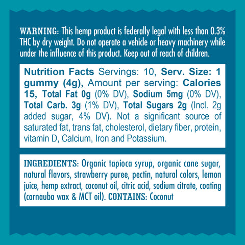 Balance CBG|THC Strawberry Gummies