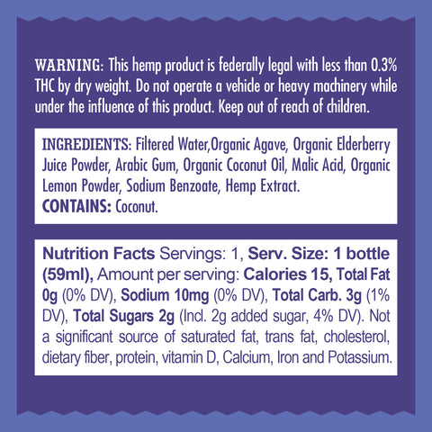 Dream THC|CBD|CBN Elderberry Shots (6 pack)