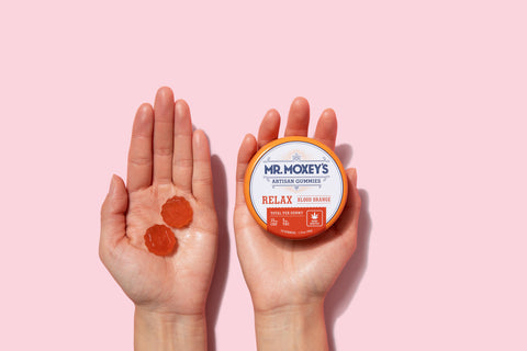 Relax CBD|THC Blood Orange Gummies