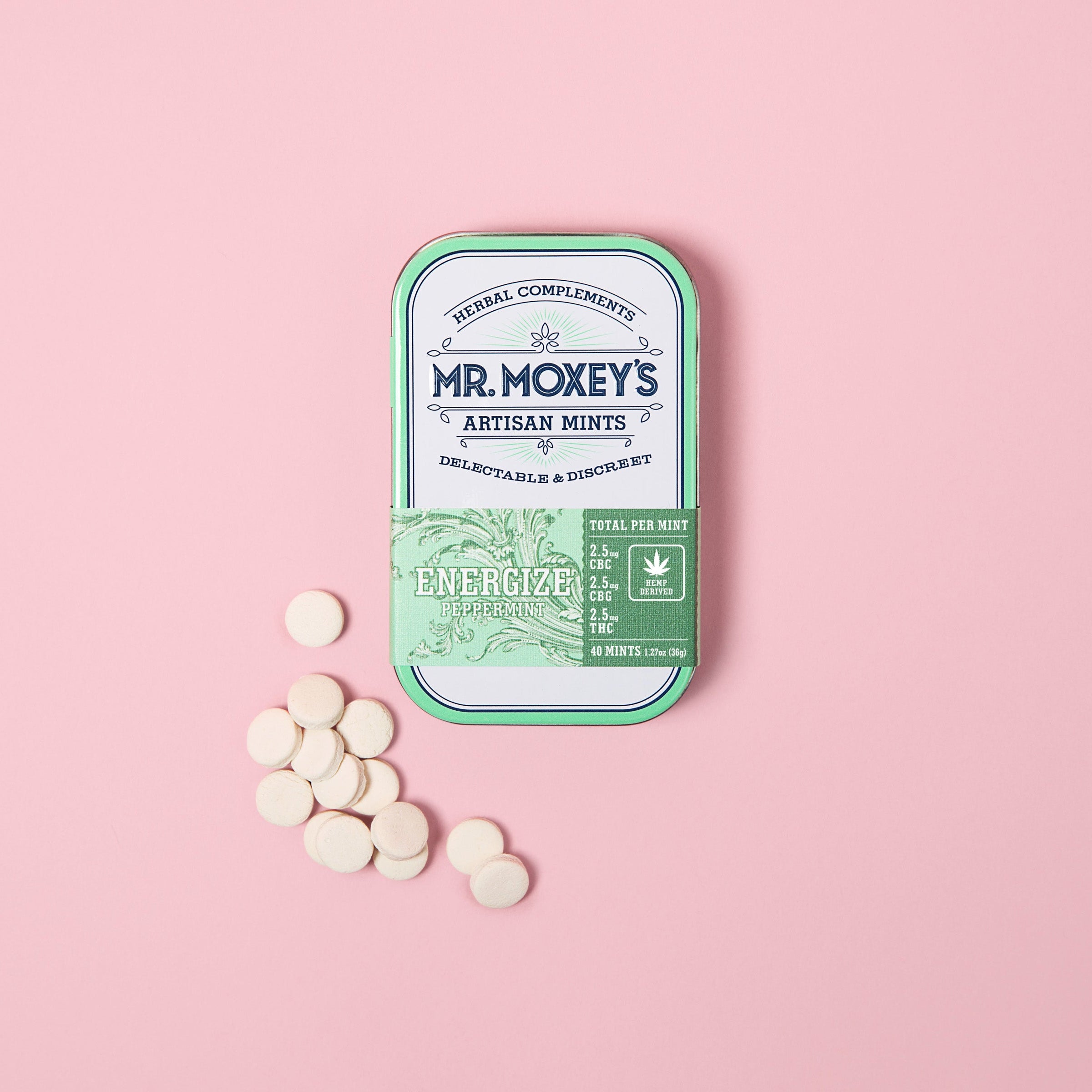 Focus Mints | Energize Peppermint Mints | Mr. Moxey's