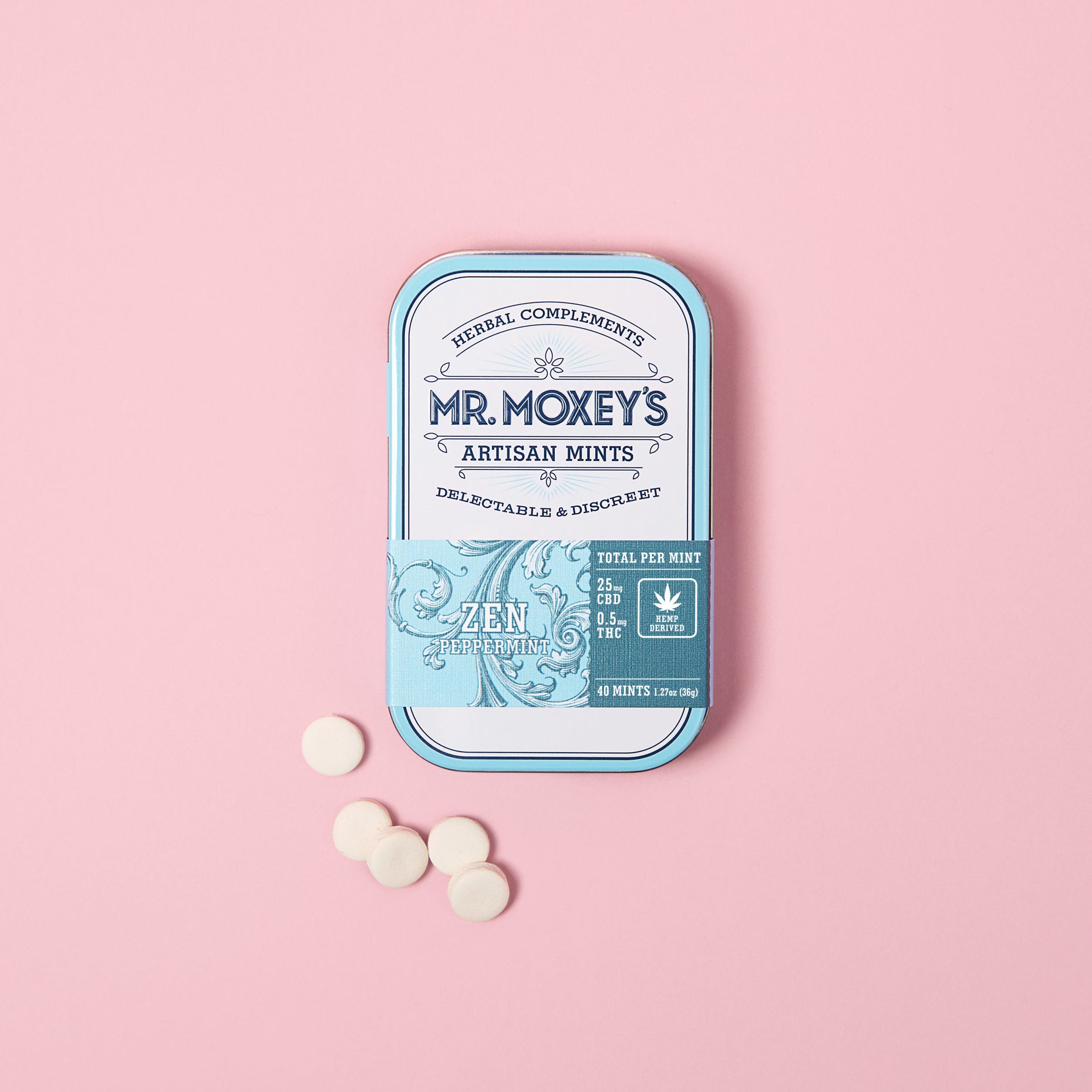 Calm Mints | Zen Peppermint Mints | Mr. Moxey's