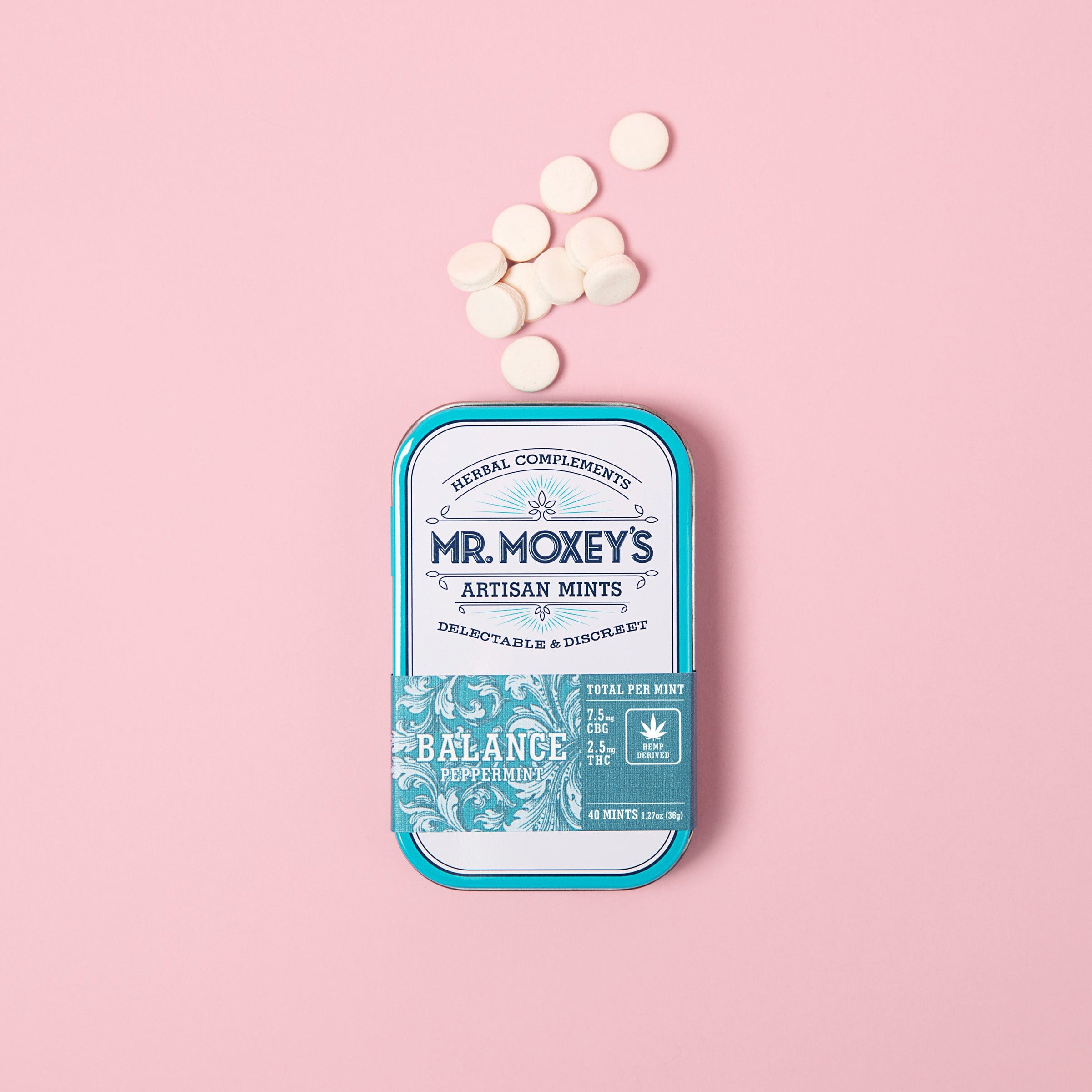 Mood Mints | Balance Peppermint Mints | Mr. Moxey's