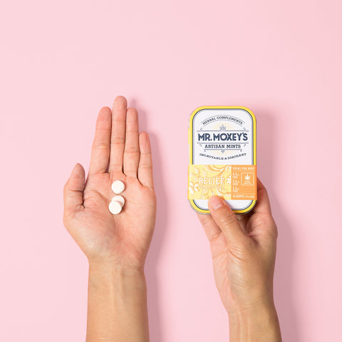 Relief CBG|CBD|THC Lemon Ginger Mints