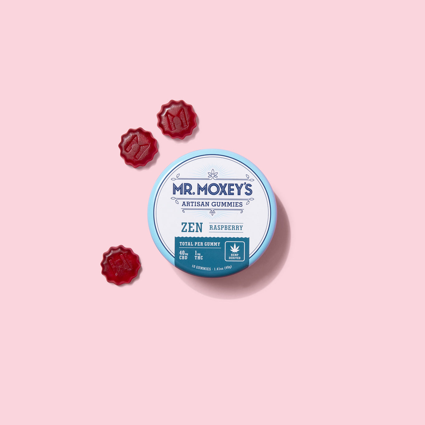 Calm Gummies | Zen Raspberry Gummies | Mr. Moxey's